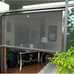 Cửa lưới chống muỗi tự cuốn màu ghi HP-03