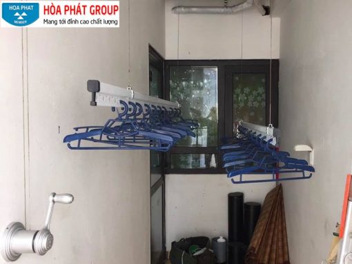 Giàn phơi tay quay Hòa Phát KS950 PLUS