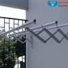 Giàn phơi quần áo gắn tường nhôm HP-68A